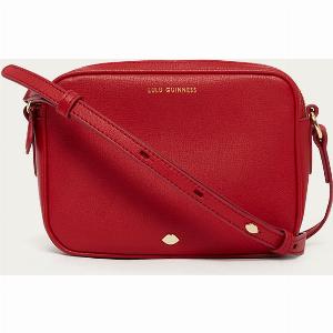 Enjoy a 12 Discount on the Lulu Red Leather Cole Crossbody Bag