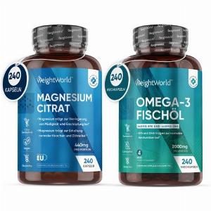 Optimieren Sie Ihre Gesundheit mit Magnesium Citrate und Omega 3Fischöl