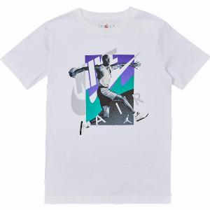 Jordan Retro Unisex TShirts  Blanc  Taille 147  158 CM  Jersey de coton  Foot Locker