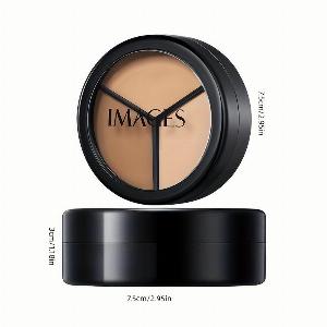 Crème anticernes triple couleur qui couvre les taches dacné les cernes les larmes et les lacunes du contour Fond de teint hydratant et modulable longue durée 1pc