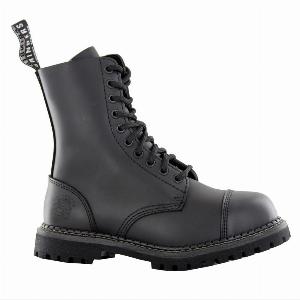 Grinders Stag Cs Derby Black Unisex Ankle Steel Toe Boots