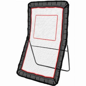 VEVOR Lacrosse Rebounder for Backyard 4x7 Ft Volleyball Bounce Back Net Pitchback Throwback Baseball Softball Return Training Screen Adjustable Angle Shooting Practice Training Wall with Target