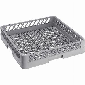 Casier de lavage Universal  à mailles serrées PULSIVA 50x50x10 cm lxPxH gris