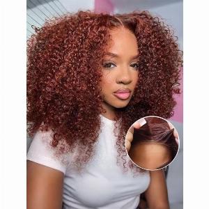 Get 10% Off Nadula Flash Sale on 7x5 Jerry Curly Wig in Reddish Brown