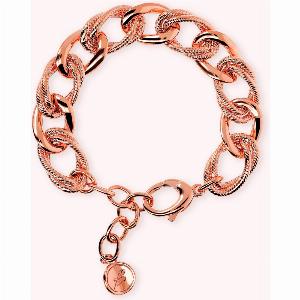 Sconto del 30 su bracciale in catena doppia ovali e scanalata