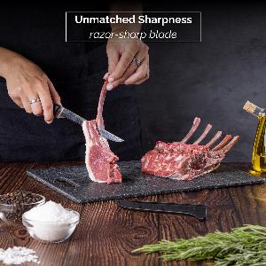 Get 40 Discount on 6Inch Japanese Damascus Boning Knife with Rosewood Handle