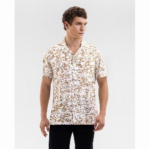Gold Delta Open Collar Shirt S
