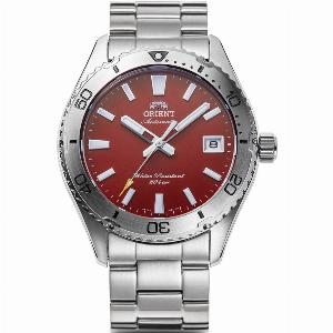 Orient Mako Automatic Red Dial Stainless Steel Strap Menaposs Watch RAAC0Q09R30B