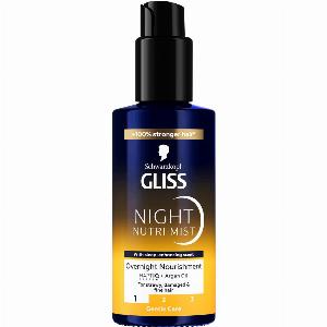 Enjoy 20 Discount on Schwarzkopf Gliss Night Nutri Oil Mist 100 ml