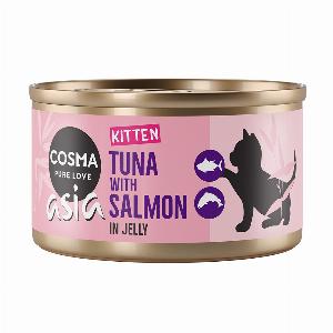 Cosma Asia Kitten 6 x 85 g  Tonno e Salmone in gelatina ora 503