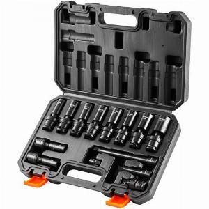VEVOR SchlagschrauberSteckschlüssel Set 360 Schwenkbar 14teilig 38 Zoll