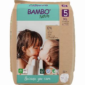 Couches Bambo Nature Junior Taille 5 22 unités  Prix réduit à 916