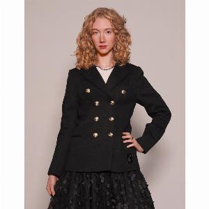 Black Vintage Double Breasted Blazer now 178 was 225 save 21