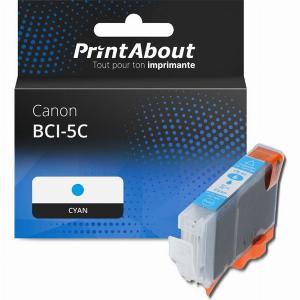 Cartouche compatible Canon BCI5C  Cyan