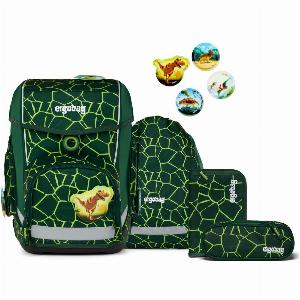 ergobag cubo 5teiliges SchulrucksackSet 2025 BärRex