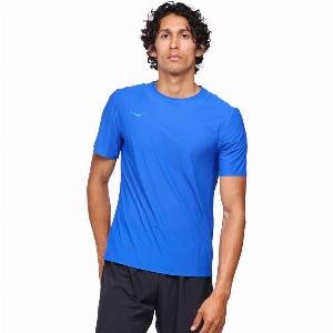 Get 20 Off Hoka Airolite Running TShirt for Men  Ultramarine Blue XS