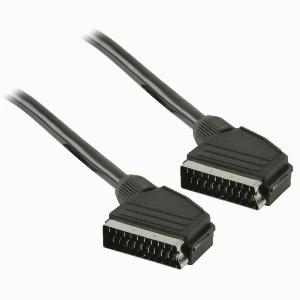 Enjoy 25 Discount on Nedis 2m Male SCART to SCART Cable Black
