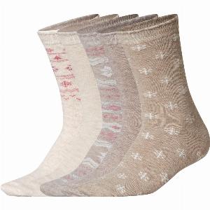 Bénéficiez de 10 de remise sur le lot de 5 chaussettes de Noël femme