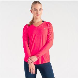Tshirt à manches longues Dare 2b pour femme couleur rose taille 40