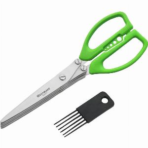 Ciseaux à herbes KräuterFee avec peignes Westmark 20x76x19 cm LxlxH vert tilleul