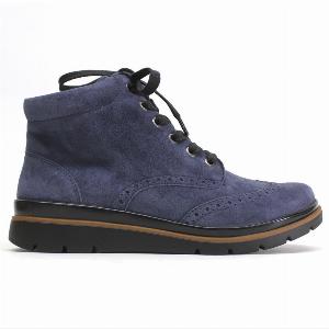 Fidelio Gallery Suede Womens Ankle Brogue Boots