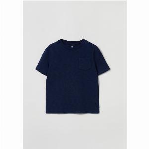 GAP  Tshirt girocollo con taschino Blu scuro Taglia S114130