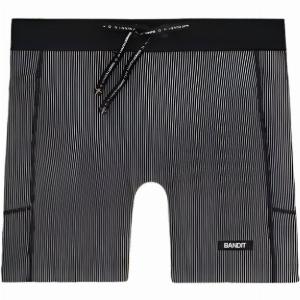 Bandit Running  Womens Striped Cadence 5 Compression Short