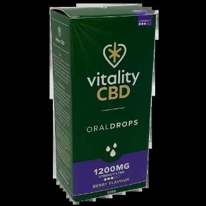Enjoy 29 Discount on Vitality CBD 1200mg Berry Oral Drops 30ml Clearance