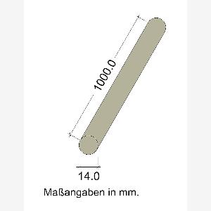 Heimwerkertools Réduction de 10 % sur les bâtons en bois de hêtre Gedotec 1000 mm