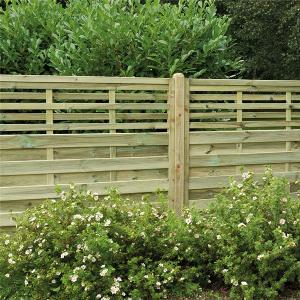 Forest 6 x 4 Kyoto Pressure Treated Decorative Fence Panel 18m x 12m