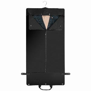 Enjoy 21 Discount on Black Trifold Canvas Suit Carrier Garment Bag