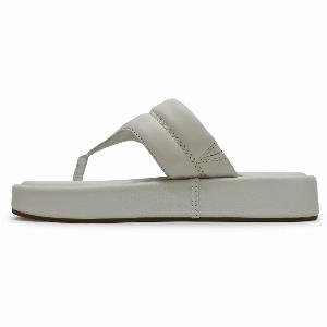 Clarks Alda Walk Leather Womens Comfort Sandals  Off White  SizeUS 75 Women