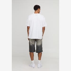 Profitez de 69 de réduction Tshirt oversize blanc homme avec slogan