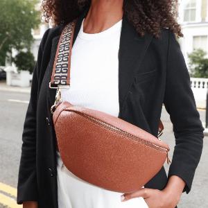 Hampstead Luxe Leather Sling Bag for Women in Tan Now 7920