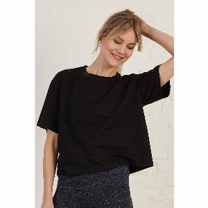 Enjoy 40 Discount on Boxy Cropped Organic Cotton Jersey TShirt