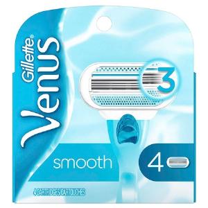 Gillette Venus Smooth Razor Blades  4 pcs