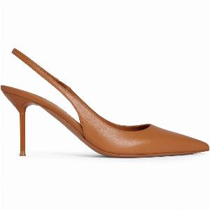 Slingback Lidia in pelle marrone sconto del 40 a 297 