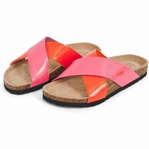 Ciabatte Comfort Vernice Bicolore