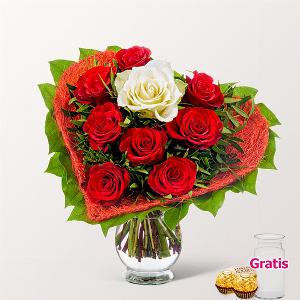 Rosenstrauß Liebesbote