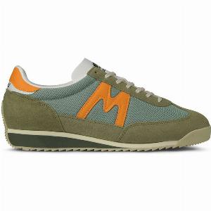 Grab 42 Off Karhu Mestari Trainer in Cedar and Bright Marigold