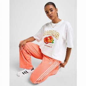 adidas Originals Tshirt Boyfriend Peach Graphic  Blanc Blanc