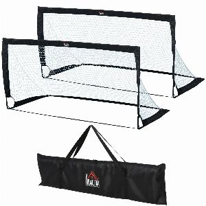 Enjoy 69 Off HOMCOM 6x3 Folding Outdoor Football Goal with Weatherproof Net