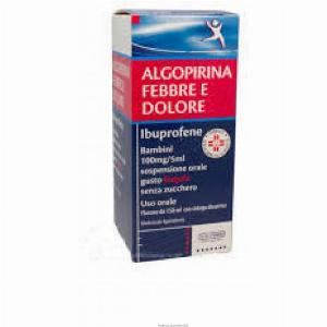 Sconto del 7 su Algopirina 100mg5ml per Febbre e Dolore Bambini