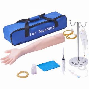 VEVOR PhlebotomieÜbungsset Übungsarm Blutabnahme Intravenöses Trainingsset für Venenpunktion Hochsimuliertes IVÜbungsarmSet mit Tragetasche IVFähigkeiten für Studenten Krankenschwestern