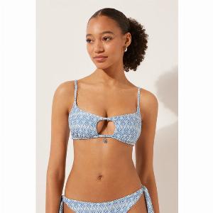 Calzedonia Haut de maillot brassière Delicate Geometric Femme Taille XL  5