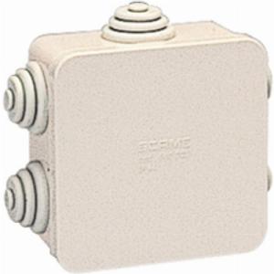 Scatola derivazione da parete IP55 8x8x4cm Grigio PP0271