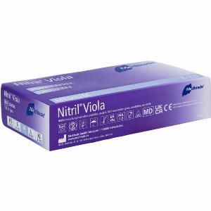Meditrade Meditrade Nitril Viola Nitrilhandschuhe Farbig lila Kleidergröße M lila