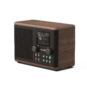 Classic H4  Das charmante Digitalradio in Kaffee SchwarzWalnuss