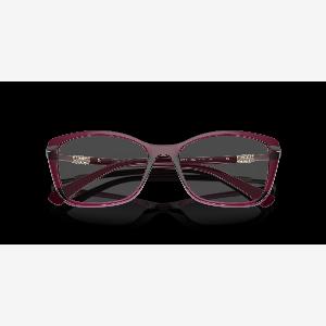 VOGUE EYEWEAR VO5487B 2989 Violet Transparent Butterfly Frames Now 70