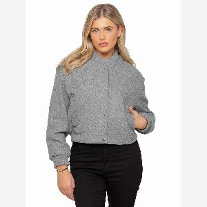 Enzo  Womens Bomber Jacket